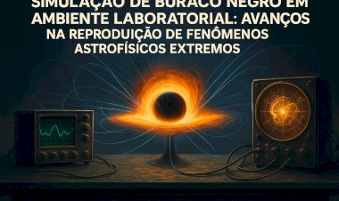 Simulador de Buraco Negro em Laboratório: Cientistas Recriam o Inimaginável