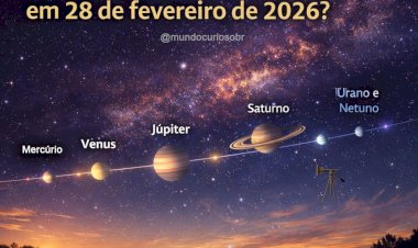 Alinhamento dos planetas: o que vai acontecer no céu em 28 de fevereiro de 2026?