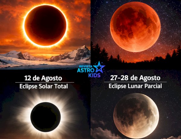 Eclipses solares e lunares em 2026: quatro grandes eventos astronômicos marcarão o ano