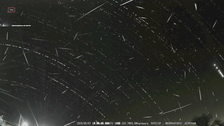A Espetacular Chuva de Meteoros Eta Aquáridas Encanta Observadores em Todo o Brasil