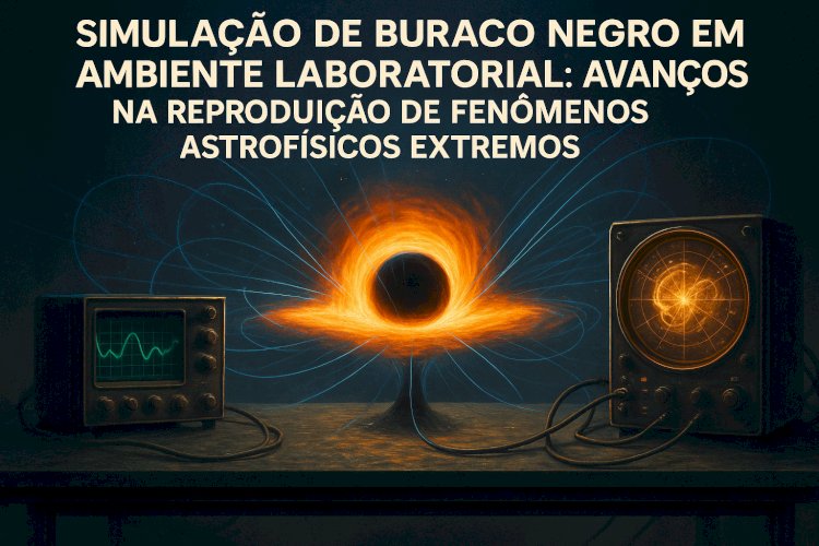 Simulador de Buraco Negro em Laboratório: Cientistas Recriam o Inimaginável