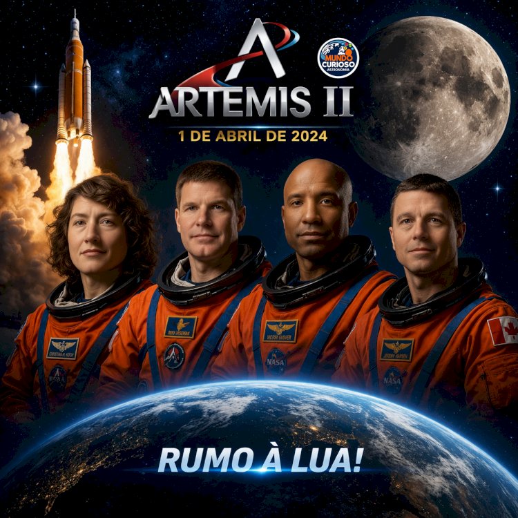 Artemis II será lançada nesta quarta-feira (1º de abril): humanidade retorna ao entorno da Lua