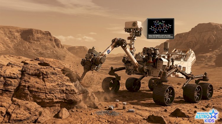 Mistérios de Marte: Curiosity Revela Diversidade Recorde de Moléculas Orgânicas
