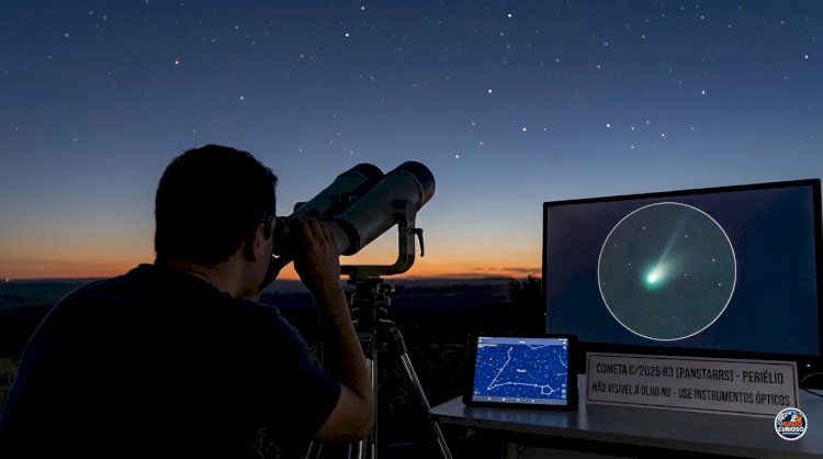 Cometa C/2025 R3 (PANSTARRS) Atinge o Periélio